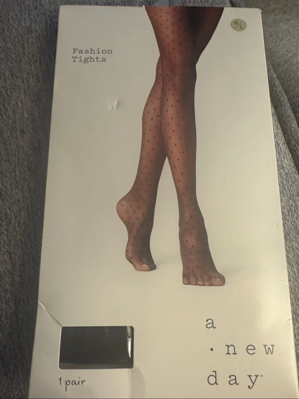 a new day Black Polka Dot Fashion Tights